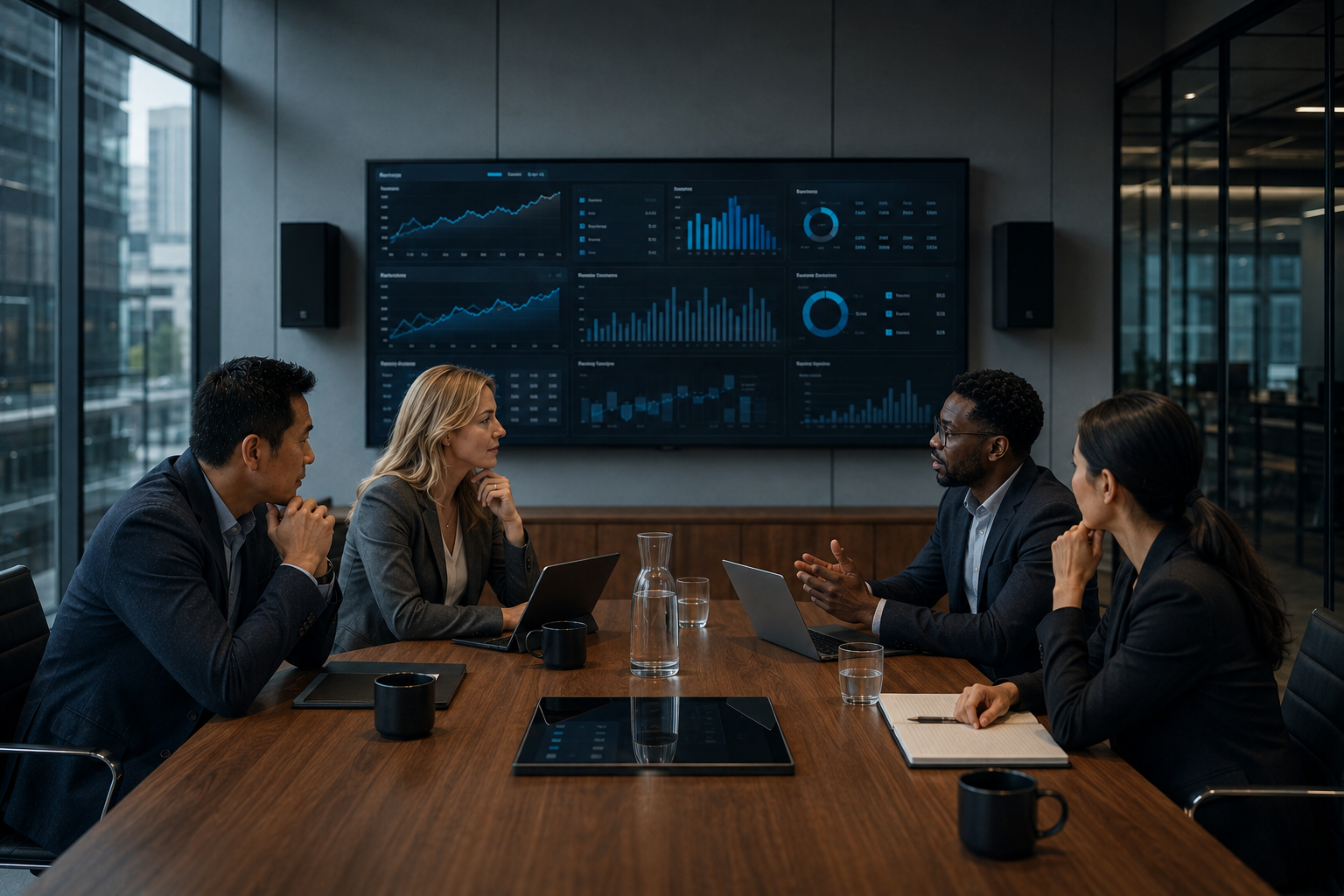 In a client engagement session